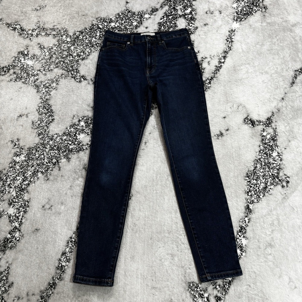 Everlane The High Rise Skinny Jeans Women's Sz 28 Regular Dark Wash